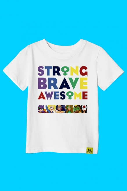 Camiseta Infantil Strong Brave