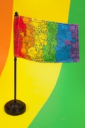 Bandeira de Mesa Hora de Aventura Rainbow