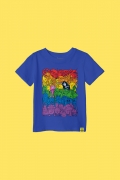 Camiseta Infantil Hora de Aventura Rainbow