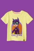 Camiseta Infantil Batgirl Poderosa