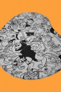 Mousepad Cartoon Leite Derramado