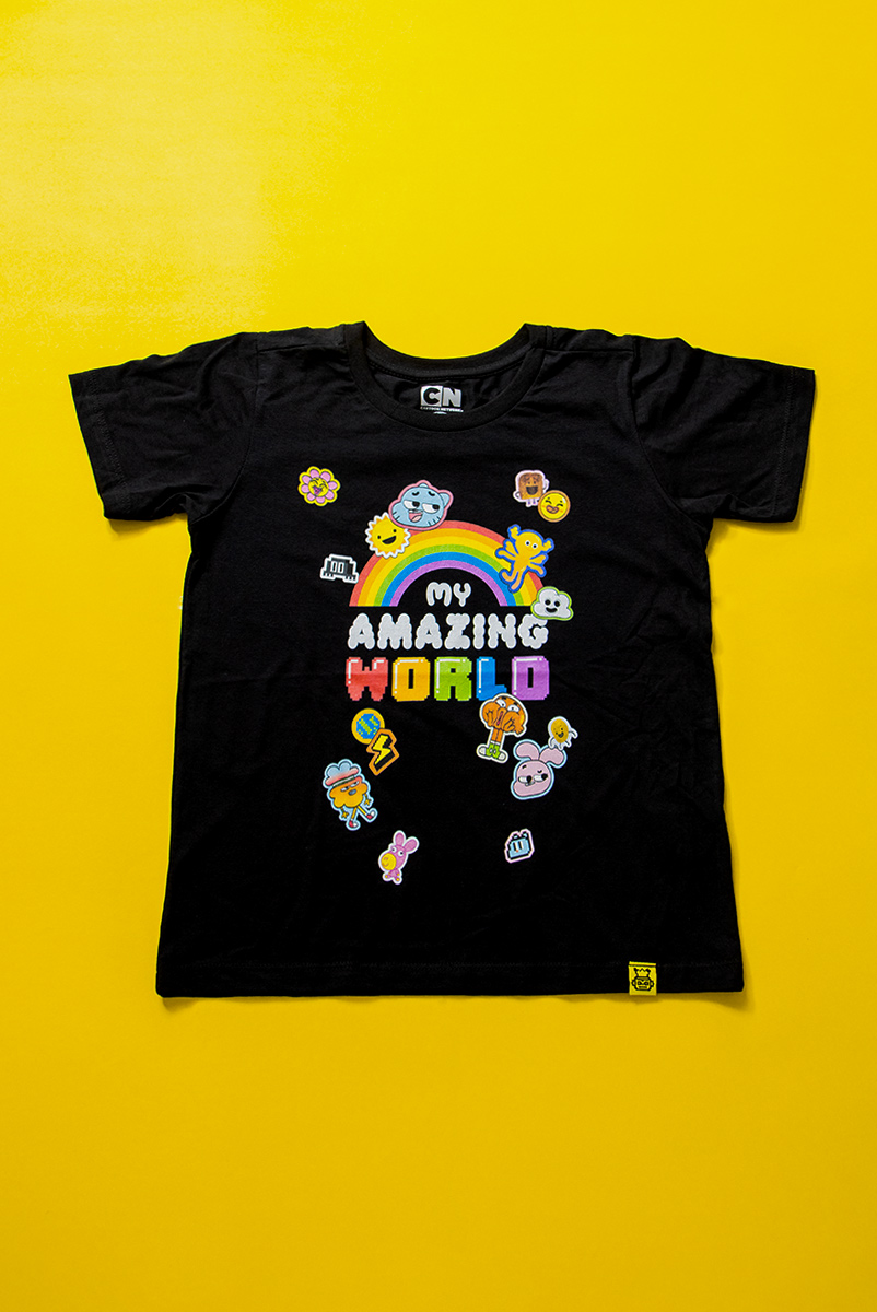 Camiseta Infantil O Incrível Mundo de Gumball My Amazing World