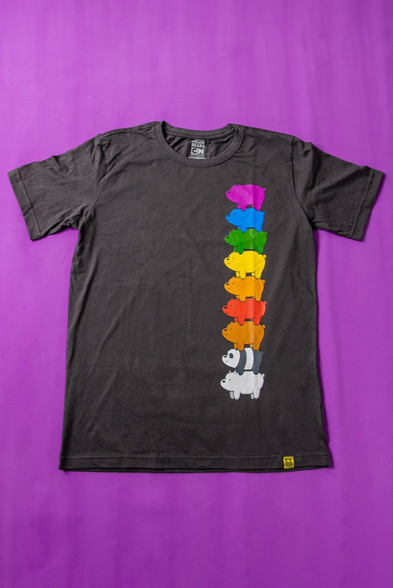 Camiseta Ursos sem Curso Pride Stack Goals