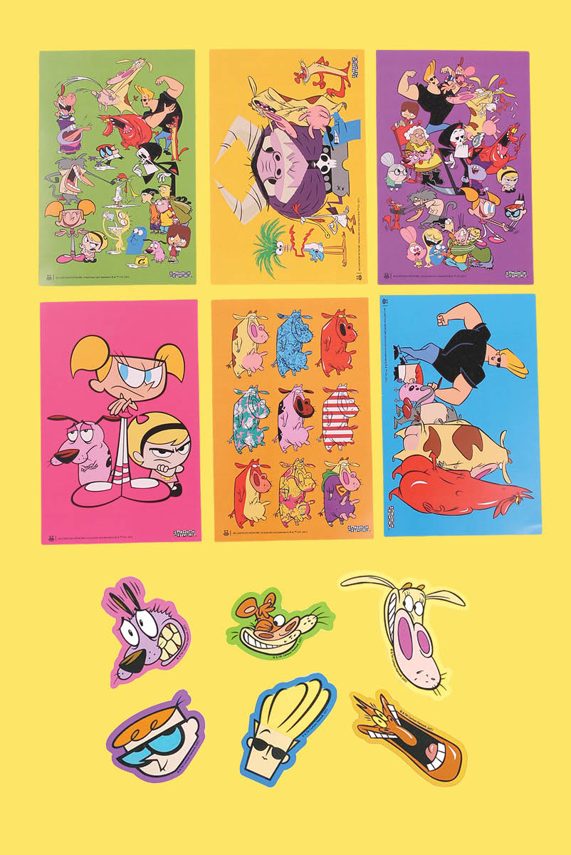Kit Cartoon Network Clássicos Cartoon Cards + Adesivos