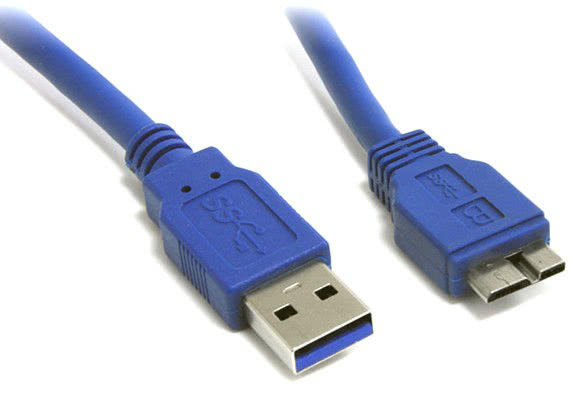 Cabo USB A Macho X Micro USB B 3.0 Azul 3m 16.09.077