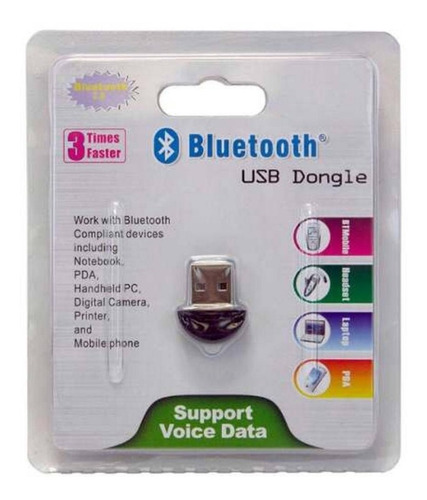 Mini Adaptador Bluetooth 2.0 Usb Dongle Cogumelo 49.002