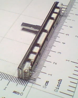 Potenciometro Deslizante P10KAx2 60mm Super Slide 91.12.045