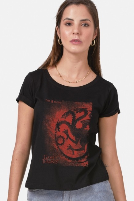 Camiseta Game of Thrones Fire & Blood
