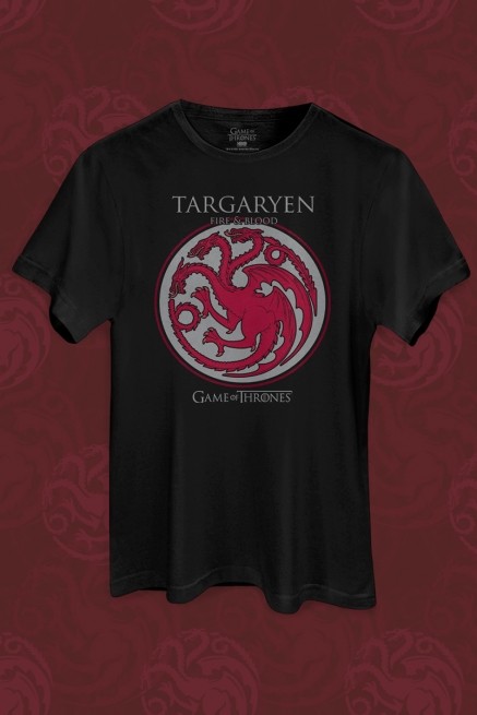 Camiseta Game of Thrones Targaryen Brasão