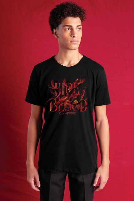 Camiseta House Of The Dragon Fire and Blood