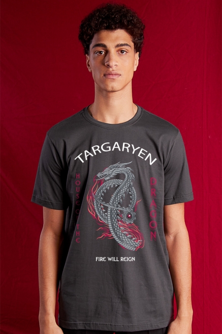 Camiseta House of The Dragon Fire Will Reign