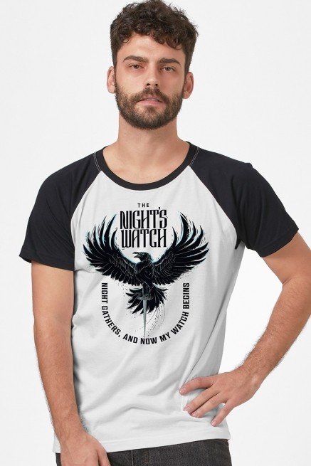 Camiseta Raglan Game of Thrones The Night's Watch
