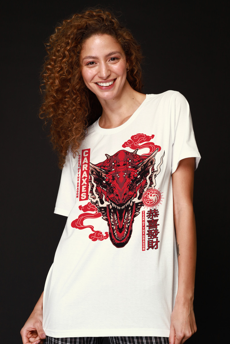 Camiseta House Of The Dragon Caraxes