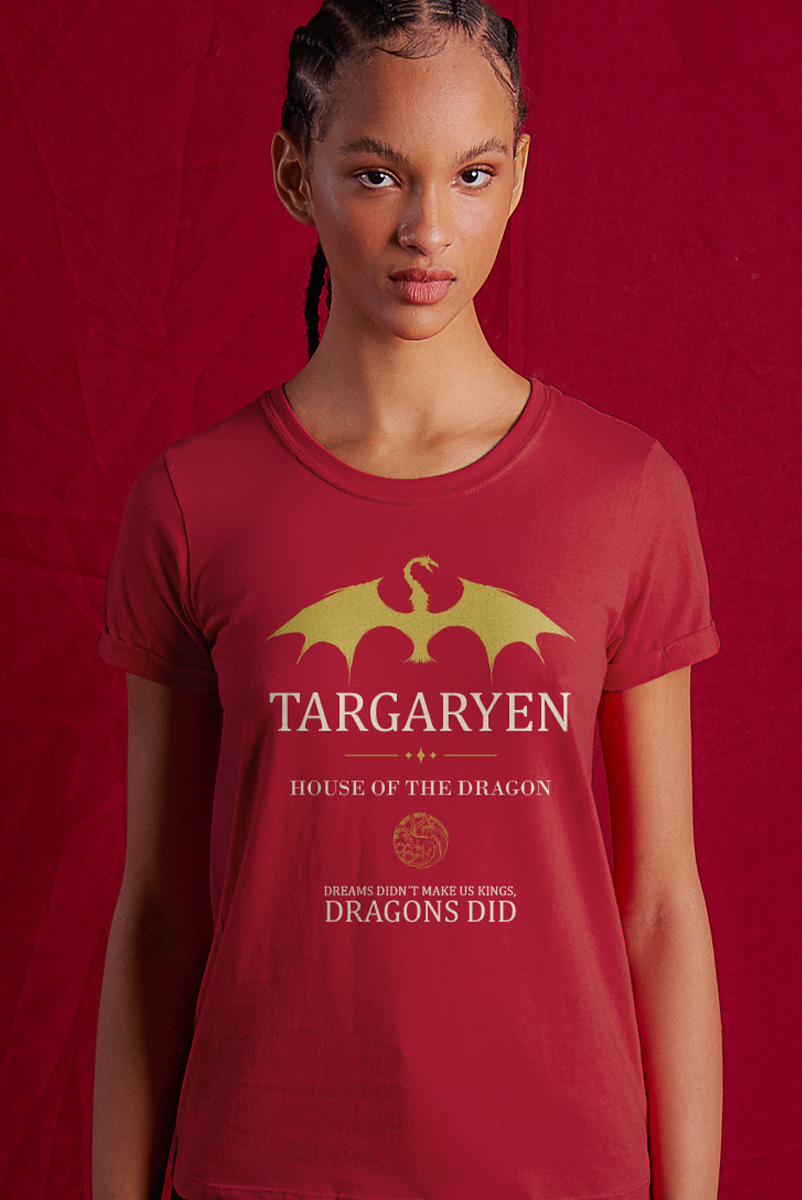 Camiseta House Of The Dragon Dracarys
