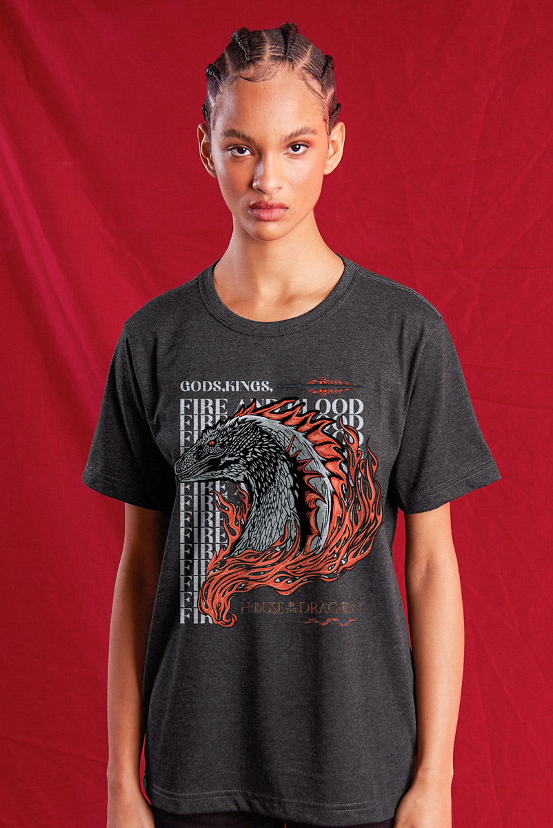 Camiseta House Of The Dragon Gods, King