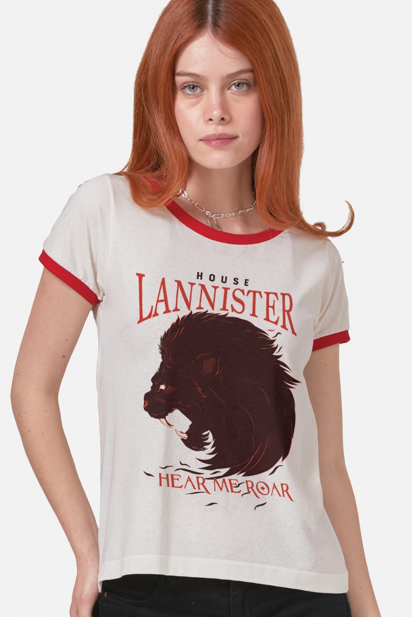 Camiseta Ringer Game of Thrones Hear me Roar