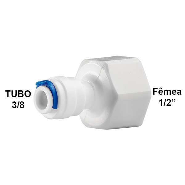 Adaptador Filtro Femea 1/2 x Tubo 3/8 - CN002