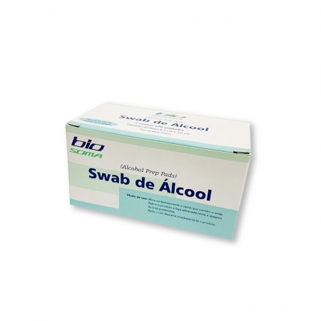 ALCOOL SWAB SACHE CX 100 COD L02Y- BIOSOMA