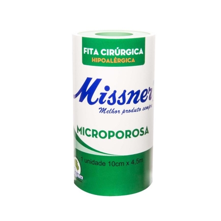 FITA MICROPORE BRANCO - MISSNER 10CMX4,5M