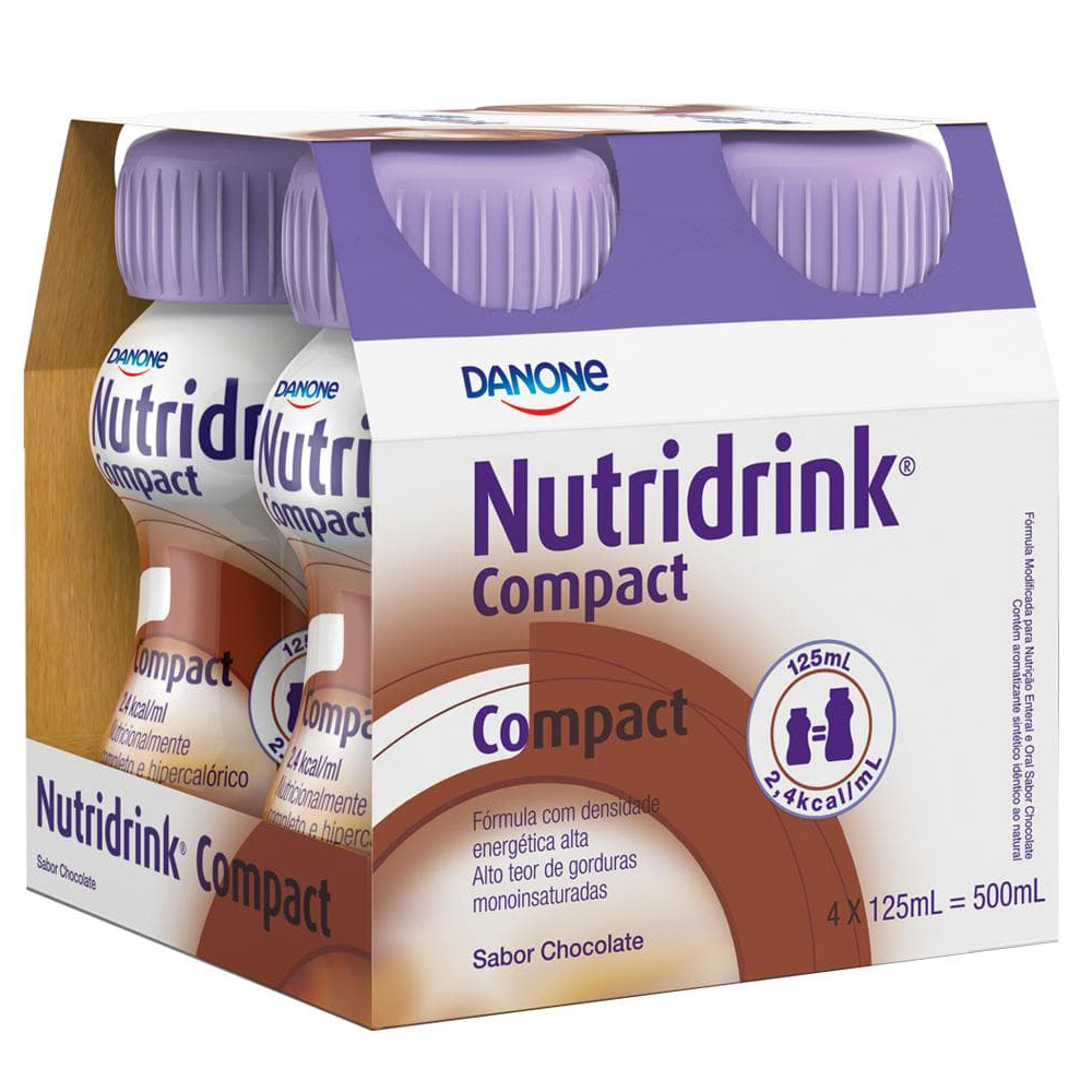 NUTRIDRINK COMPACT COM 4 UN 125ML CHOCOLATE