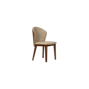 Cadeira Cosmo Visby G1 Tecido Natural Courino