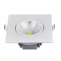 Luminária Nitrolux LED Quadrada de Embutir 3w 3000k