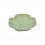 Prato De Cerâmica Banana Decorativa Leaf Verde 20X20X3cm