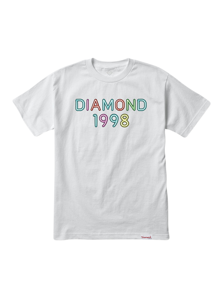 Camiseta Diamond Radiant Neon Branca