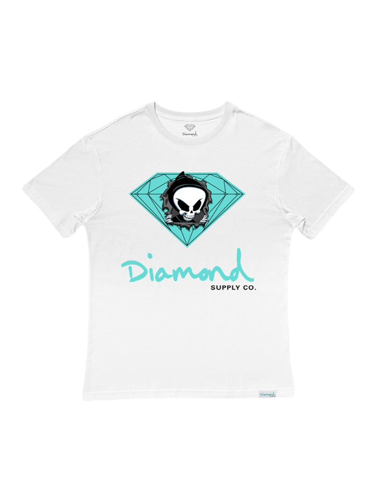 Camiseta Diamond Reaper Sign Branca