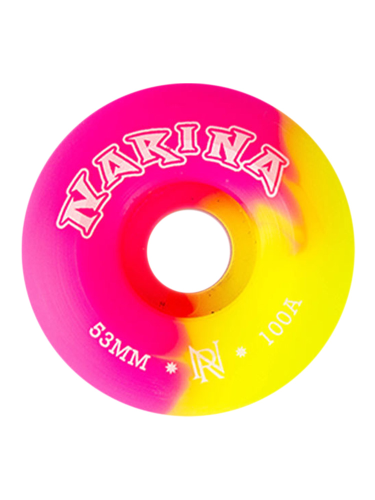 Roda Narina 53MM Rajada Pink / Yellow 100A