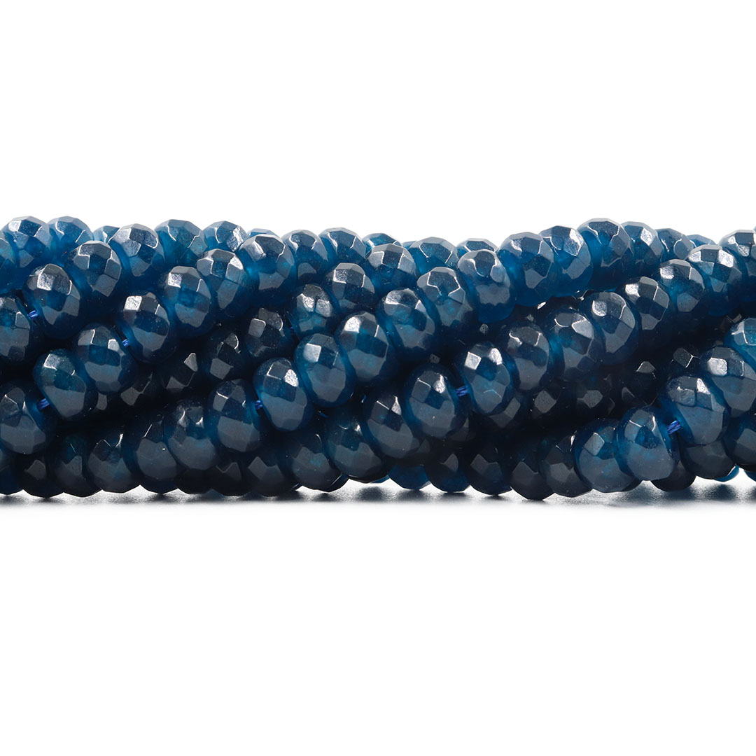 Jade Azul Petróleo Formato Briolet de 8mm Facetado - F767 - ArtStones