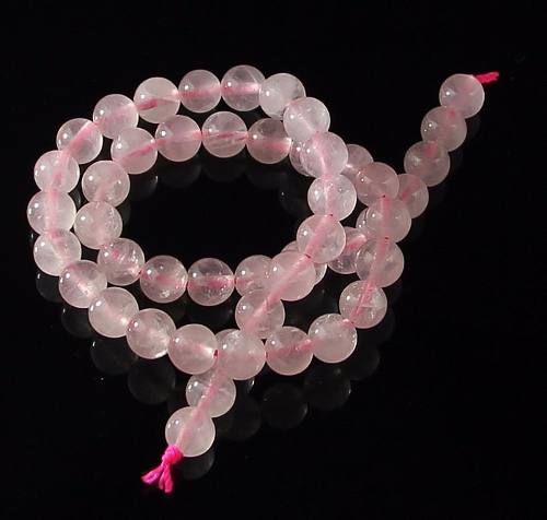 Quartzo Rosa Fio com Esferas de 12mm - F496  - ArtStones