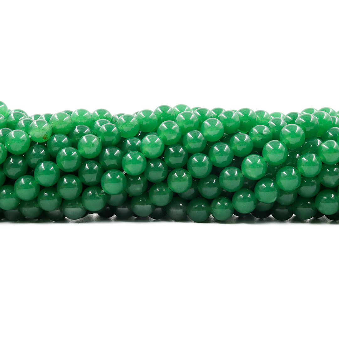 Quartzo Verde Fio com Esferas de 8mm - F210  - ArtStones